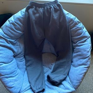 Grey sweatpants